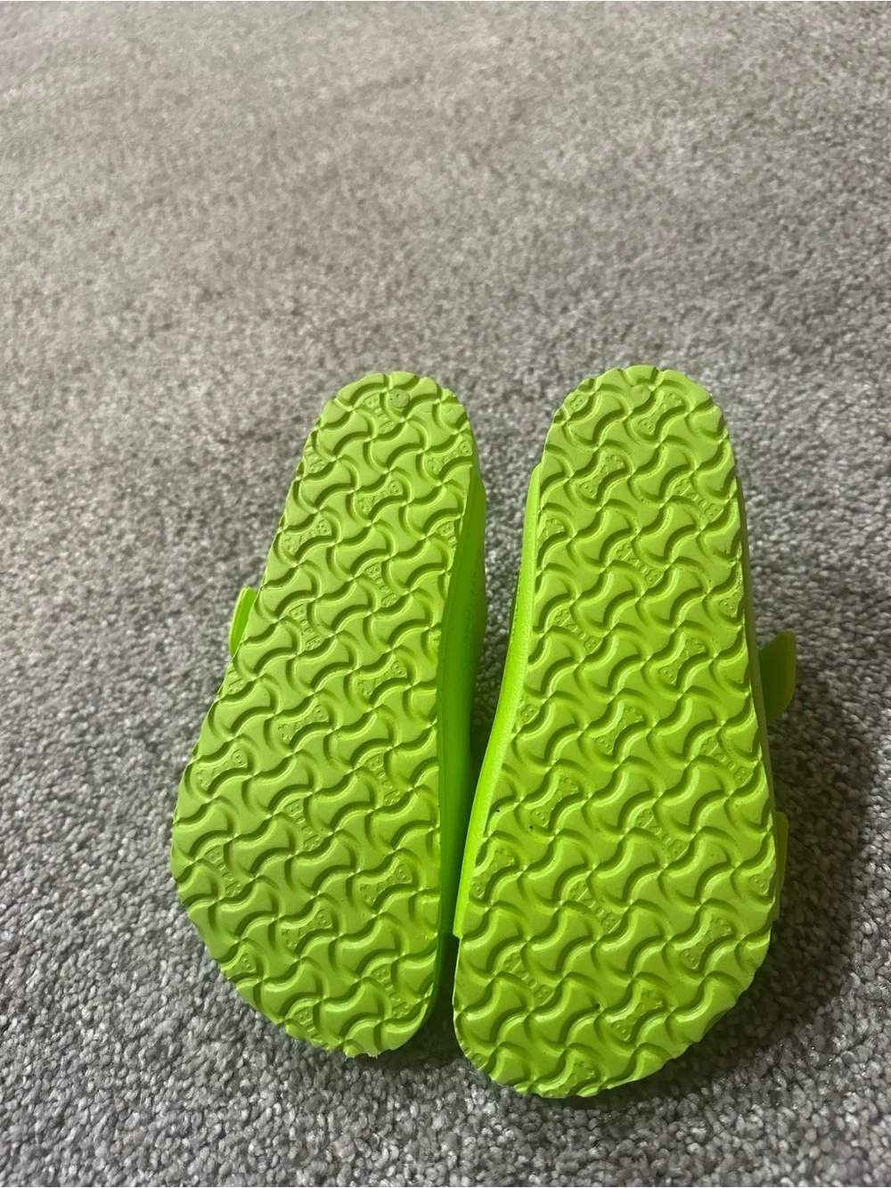 Birkenstock Kids EVA Two-Buckle Sandals - Neon Green
